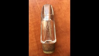 Refacing a Pomarico 1 Bb Clarinet Crystal Mouthpiece [upl. by Sul]