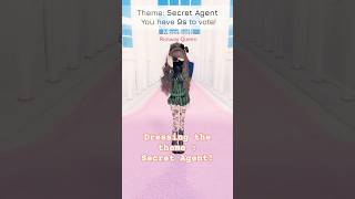 Dressing the theme Secret Agent Rate my outfit in the comments dresstoimpress roblox dti agent [upl. by Serica]