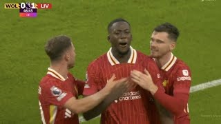 Ibrahima Konaté Goal Wolves vs Liverpool 01 Goals and Extended Highlights [upl. by Kiyoshi]