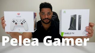 Google Stadia Premiere Edition VS Nvidia SHIELD TV PRO 2019 Duelo Gaming [upl. by Hutner114]