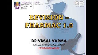 QR ANAESTHESIA  PHARMAC  REVISION 10 [upl. by Eillak]