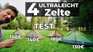 Ultraleichte Zelte  TEST  Günstige 1 Personen Zelte [upl. by Tan]