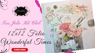 12x12 Folio Wonderful Times [upl. by Magree]