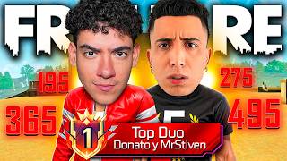 TheDonato y MrStiven VUELVEN A JUGAR FREE FIRE JUNTOS  Legendario [upl. by Accisej]