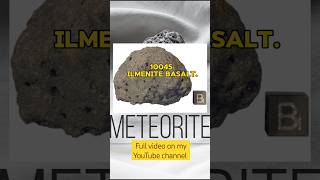 sample 10044 ilmenite basalt lunar rock sample meteorite lunar [upl. by Haskins692]