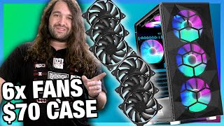 Cheapest High Airflow Case 6 Fans for 70 Montech X3 Mesh [upl. by Norven]