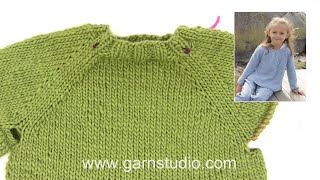 How to knit a jumper top down [upl. by Eleon468]