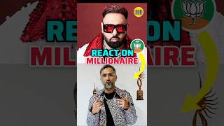 BJP REACT ON HONEY SINGH MILLIONAIRE SONG📈🔥 shorts honeysingh bjp badshah viral millionaire [upl. by Rand]