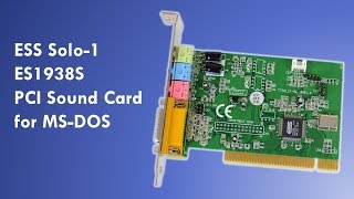 ESS Solo1 ES1938S PCI Sound Card for DOS Games [upl. by Darom665]