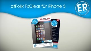 Folix Clear Schutzfolie fürs iPhone 5  Review [upl. by Nira]