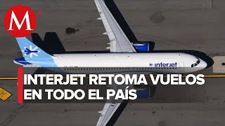 Tras cinco días de cancelaciones Interjet retoma vuelos [upl. by Ohcirej567]