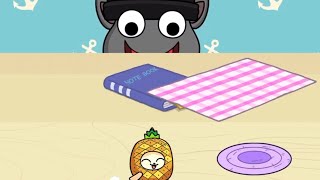 Creepy Creature Playing Hide and Seek with Pineapple Cat Level 38 shorts [upl. by Llenram]