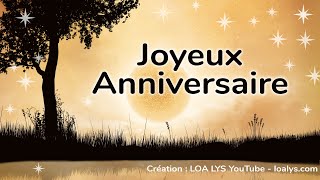 Joyeux Anniversaire  jolie carte pour une personne géniale [upl. by Rebekah560]