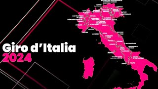 GIRO 2024  Le parcours complet en vidéo [upl. by Mareld]