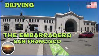 DRIVING through The EMBARCADERO SAN FRANCISCO [upl. by Nevai]