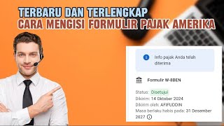 Cara Mengisi Formulir Pajak Amerika Terbaru 2024  Cara Mengisi Formulir Pajak Google Adsens Terbaru [upl. by Marian]