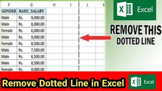 How to remove excel page break dotted line and fix half page printing problem  Ms Office tricks [upl. by Nahaj]