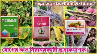 Curzate M8  Moximate  Cymoxanil 8  Mancozeb 64 Wp কোন রোগের জন্য ব্যবহার করবেন । [upl. by Griff]