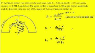 in the figure below two semicircular arcs have radii [upl. by Nnaecarg]