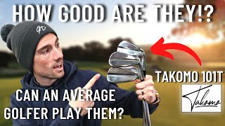 Testing the Takomo 101t irons Can a Mid Handicap Golfer play them Course vlog [upl. by Aratehs]