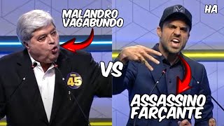 MELHORES MOMENTOS DE PABLO MARÇAL VS DATENA NO DEBATE A PREFEITO NA GAZETA [upl. by Jaeger]