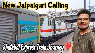 Train Journey in SHATABDI Express  Howrah to New Jalpaiguri  Ac Chair Car [upl. by Ana]