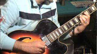 Vincenzo Fiore plays Jazz solo on quotEstatequot  Ibanez AF75 artcore [upl. by Kwapong613]