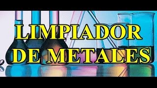 formulas gratislimpiador de metales [upl. by Gehman]