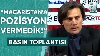 Macaristan 10 Türkiye Vincenzo Montella Maç Sonu Basın Toplantısı  A Spor  Milli Maç Özel [upl. by Sayles]