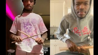 🥁 DC Young Fly calls out Quavo in a drumline battle [upl. by Onairda269]