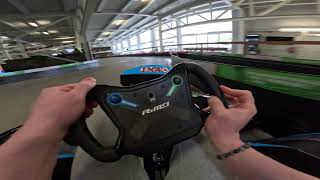 TeamSport EKarting Kart Palast Funpark MünchenWest  Hot Lap Raceway 1  3 [upl. by Ahsratan]