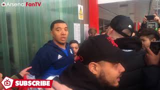 Arsenal 30 Watford  Troy Deeney Tells Arsenal Fan quotMy Cojones Is As Big As Yoursquot [upl. by Chansoo]