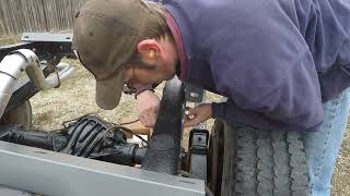 1993 Chevy K3500 Gooseneck Hitch Install [upl. by Leterg]