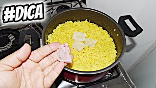 COMO ESQUENTAR O ARROZ DE ONTEM E DEIXAR ELE FRESQUINHO COM APENAS 1 INGREDIENTE [upl. by Imarej221]