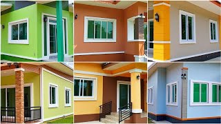 400 House Painting Colours Outside 2025 Exterior Wall Paint Color Combinations amp Ideas [upl. by Bergh218]