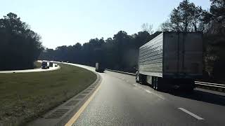 Interstate 10  Florida Exits 217 to 225 eastbound [upl. by Bohman]