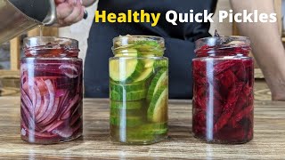 Pickled Onions Beets Cucumbers with Spice Infusion [upl. by Eimas110]