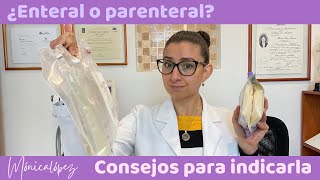 ¿Enteral o parenteral Tips para elegir la terapia nutricional [upl. by Azilanna]