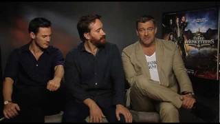 Matthew Macfadyen Ray Stevenson Luke Evans On The Three Musketeers  Empire Magazine [upl. by Eihtak]