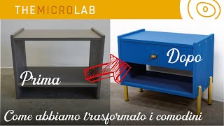 Come abbiamo trasformato questi vecchi comodini  IKEA HACK [upl. by Dahs]