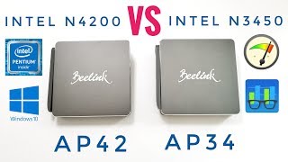 Intel N3450 VS N4200  Beelink AP34 VS Beelink AP42  Performance Difference [upl. by Consalve]