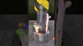 Compilation Of Best Candy Crushes With Hydraulic Press hydraulicpress crushing satisfying [upl. by Ecirual]