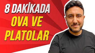 8 DAKİKADA TÜRKİYEDE OVA VE PLATOLAR 💯 Mehmet Eğit kpss2022 kpsscografya [upl. by Anividul]