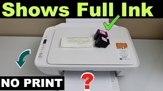 HP Printer Ink Is Full But Not Printing [upl. by Allit65]