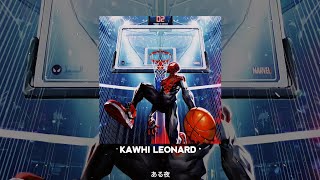 Rahh  kawhi leonard  Venom Dunking on Spiderman Full Tiktok Songs miserymethods [upl. by Ecilef]