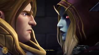 Battle for Lordaeron Cinematic Horde Alliance amp Forsaken Sylvanas Banshee Mode [upl. by Brietta]