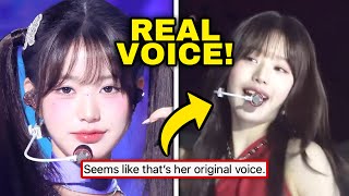 IVE Wonyoung’s “Real Voice” Goes Viral kpop [upl. by Chaunce901]