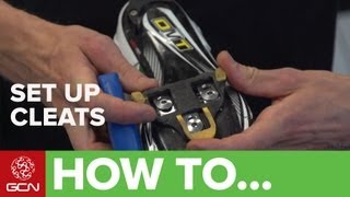 How To Set Up Cleats For Clipless Pedals [upl. by Nemraciram]