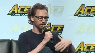 Tom Hiddleston and Tom Holland Loki and SpiderMan Panel  ACE Comic Con Seattle [upl. by Retha]