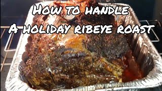 How to cook a Holiday Standing Ribeye Roast [upl. by Ogren]